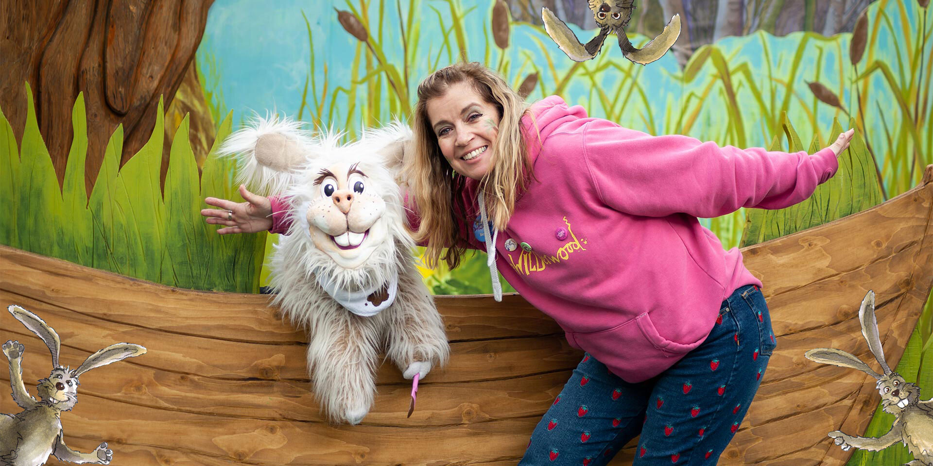 Meet the Easter Bunny at BeWILDerwood this Easter!