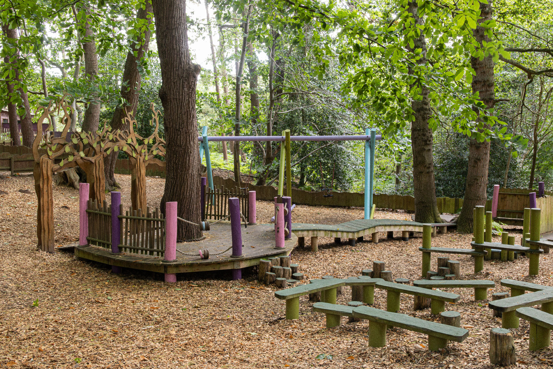 Tiptoe Valley in BeWILDerwood Norfolk