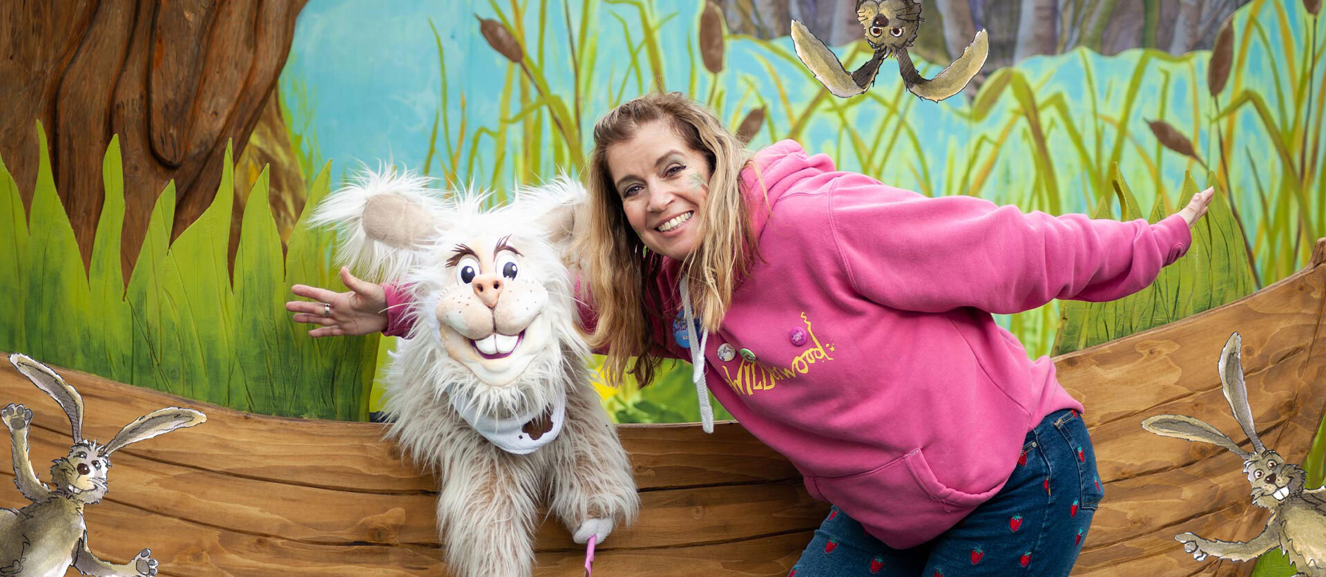 Meet the Easter Bunny and the Pesky Bunnies of BeWILDerwood
