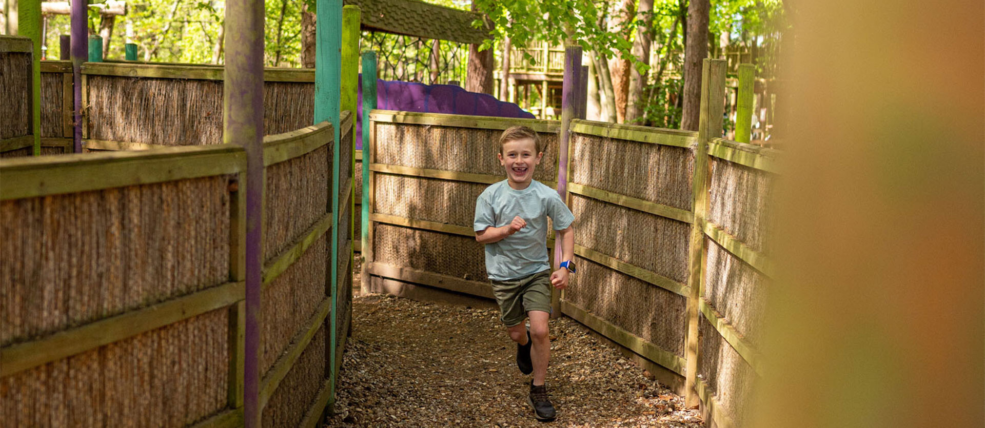 The Muddled Maze at BeWILDerwood Norfolk