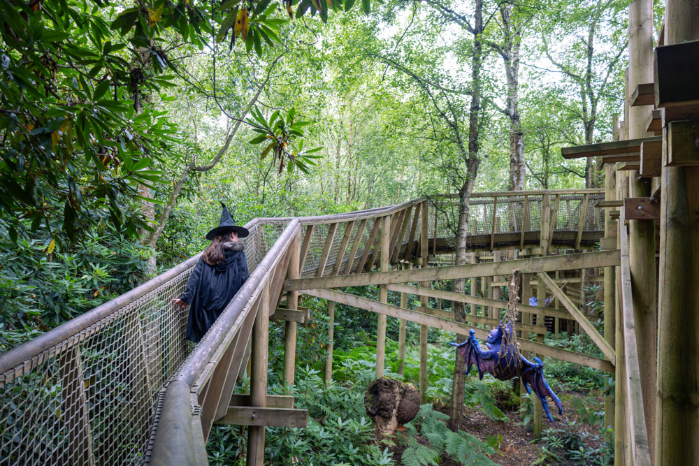 Girl on Broken Bridge with a Bat